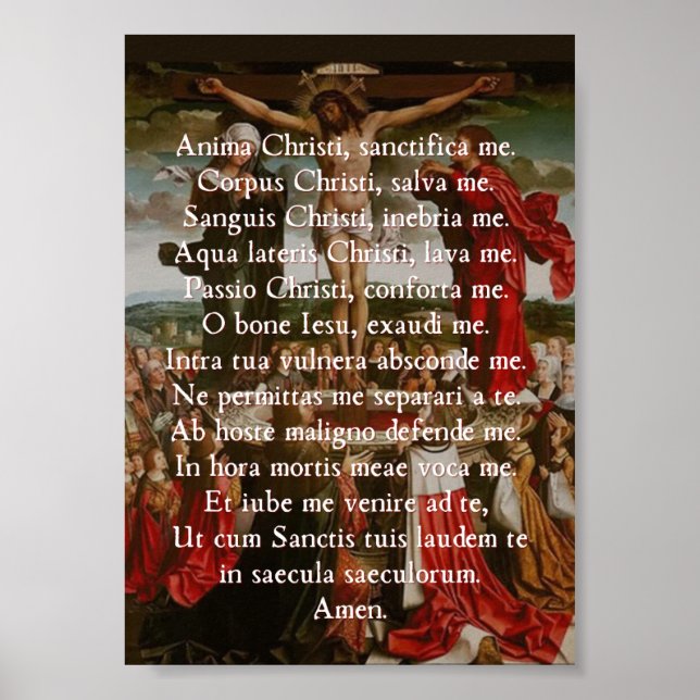 Anima Christi Print Poster (Framsidan)