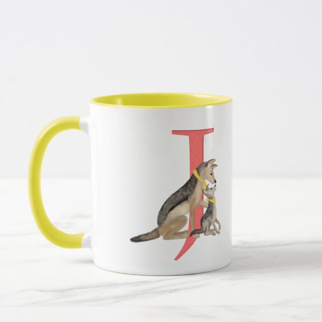 Animal ABC J är avsett för jackal mugg (Vänster)