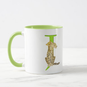 Animal ABC J är för jaguar mugg