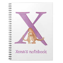 Animal ABC X är för xerus-anteckningsbok Anteckningsbok