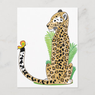 Animal Alphabet Jaguar Vykort