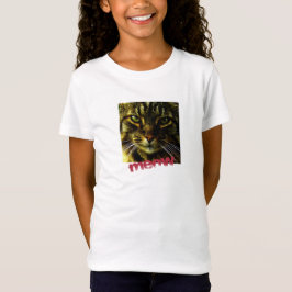 Animal Ansikte Hypnotize Cat Ögon T-shirt