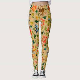 Animal Antique Horse Bird Hjort Rabbit Leggings