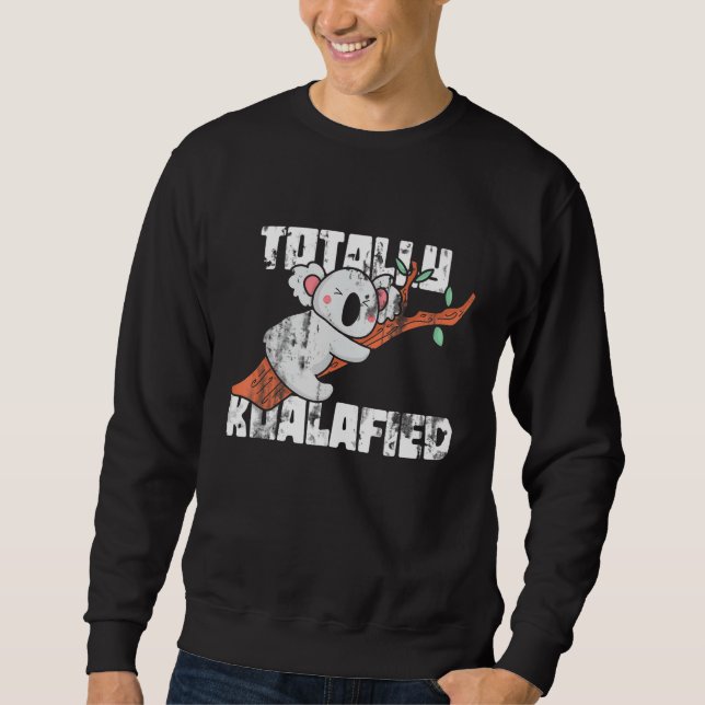 Animal Australia Koala Lång Ärmad Tröja (Framsida)