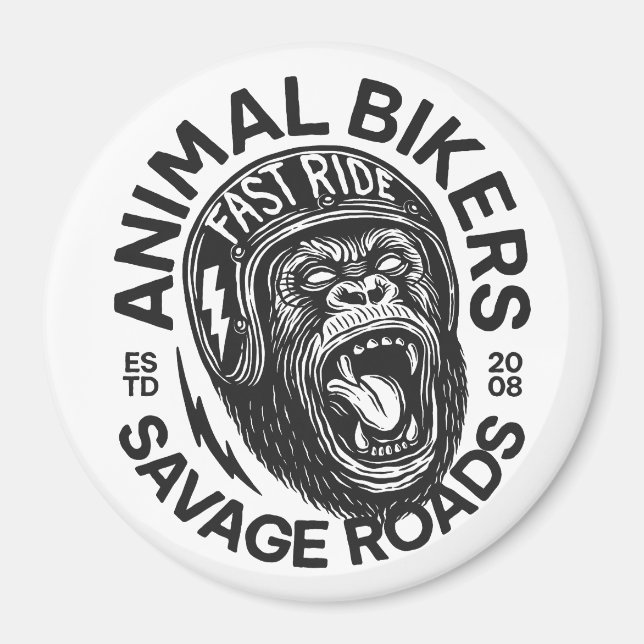 Animal Bikers Magnet (Framsidan)