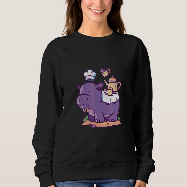Animal Bord Hippo T Shirt (Framsida)