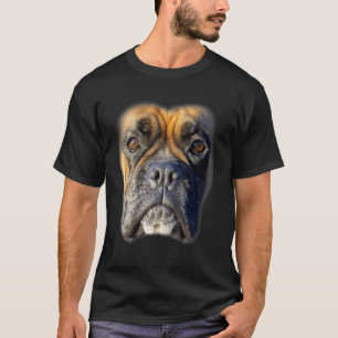 Animal Boxer Ansikte Hund T Shirt