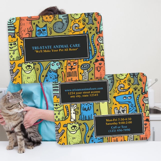 Animal Care / Veterinarian Visitkort (Skapare uppladdad)