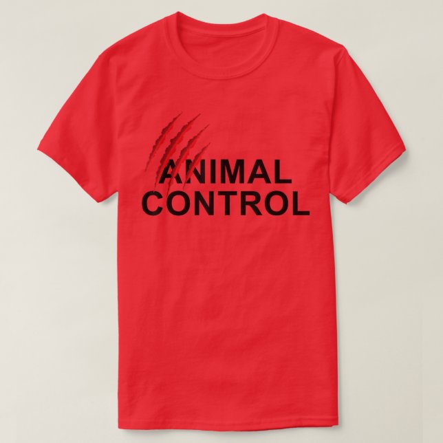 Animal Control Halloween Costume Tee (Design framsida)