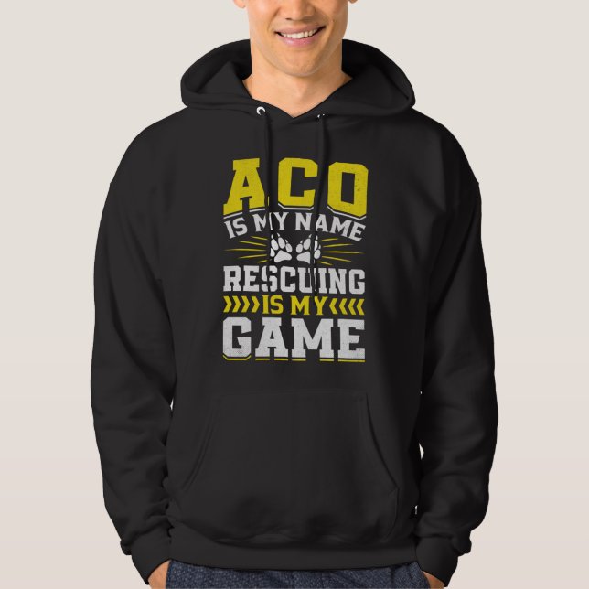 Animal Control Officer  Animal Catcher  13 Hoodie (Framsida)