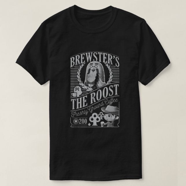 Animal Crossing Brewsters The Roost Graphic  T Shirt (Design framsida)