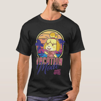 Animal Crossing New Horizons Isabelle Vacation Mod T Shirt