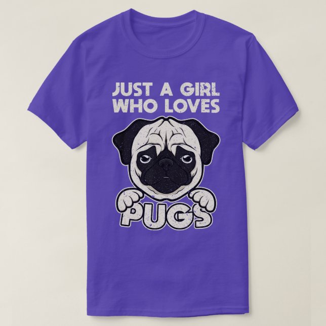 Animal Dog Pug Lover Women Gift Pug  T Shirt (Design framsida)