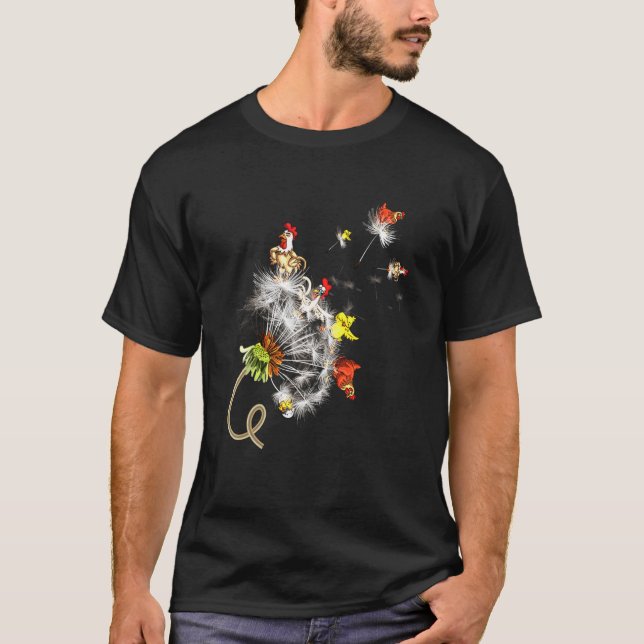 Animal Farmer Dandelion Chicken T Shirt (Framsida)