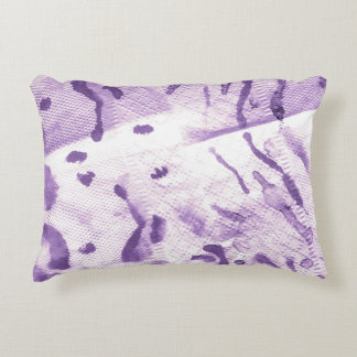 Animal Geometric Textured. Lavender Cross Lines. L Prydnadskudde