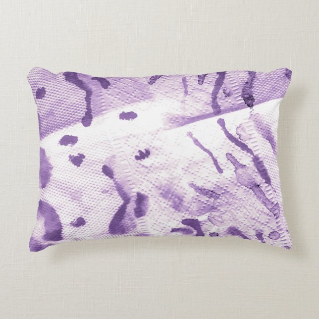 Animal Geometric Textured. Lavender Cross Lines. L Prydnadskudde (Framsidan)