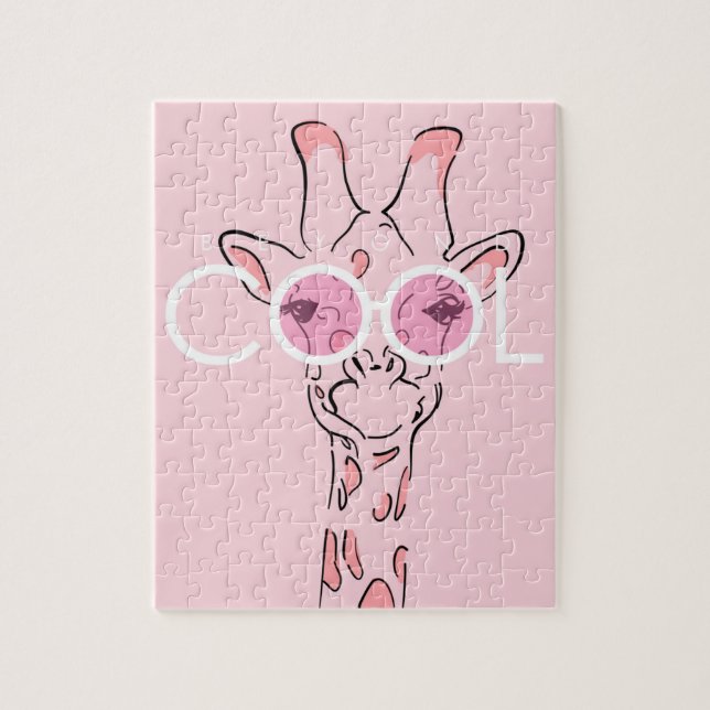 Animal Giraffe Pussel (Vertikal)