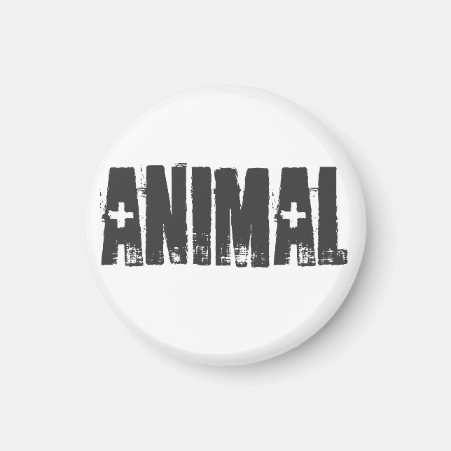Animal - Gym Bodybuilding Fitness Magnet (Framsidan)