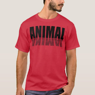 ANIMAL Gym Fitness Workout Bodybuilding Motivation T Shirt