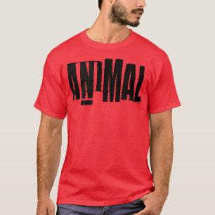 ANIMAL Gym Fitness Workout Bodybuilding Motivation T Shirt