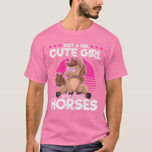 Animal Horse Lover Girls Women Animal Equestrian H T Shirt