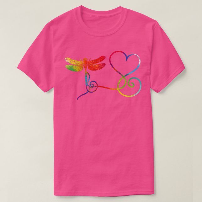 Animal Kärlek Dragonfly T Shirt (Design framsida)