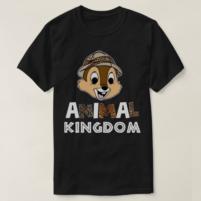 Animal Kingdom Chip White Classic T Shirt (Design framsida)