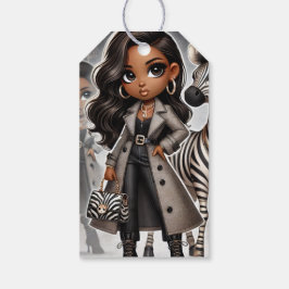 Animal Kingdom Couture Zebra Presentetikett