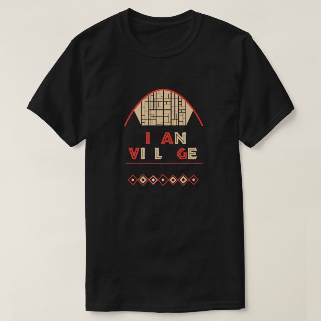 Animal Kingdom Lodge Kidani Village T Shirt (Design framsida)