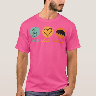 Animal Lover Funny Wombat T Shirt