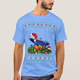 Animal Lover Julafton Santa Hat Ugly Poison Dart F T Shirt