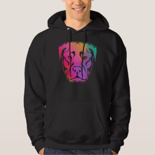 Animal Lover Pet Owner Pitbull Ansikte Hoodie