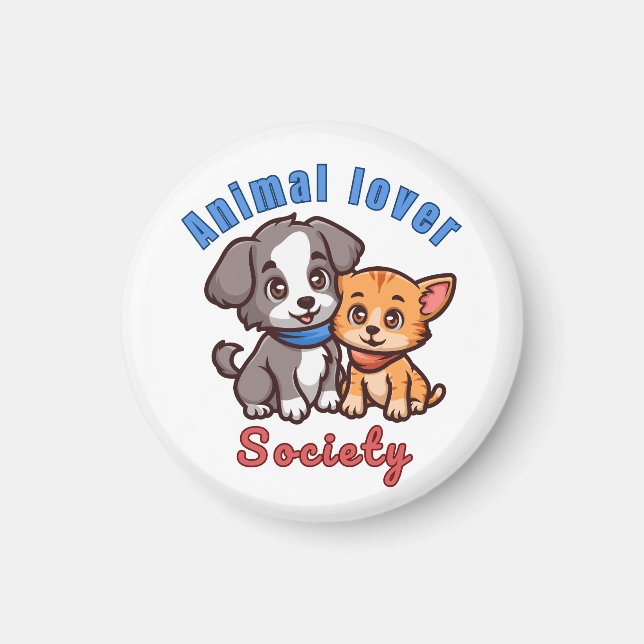 Animal lover society for animal lover magnet (Framsidan)
