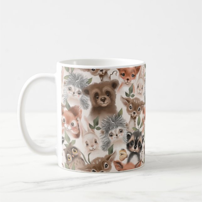 Animal Mönster Kaffemugg (Vänster)