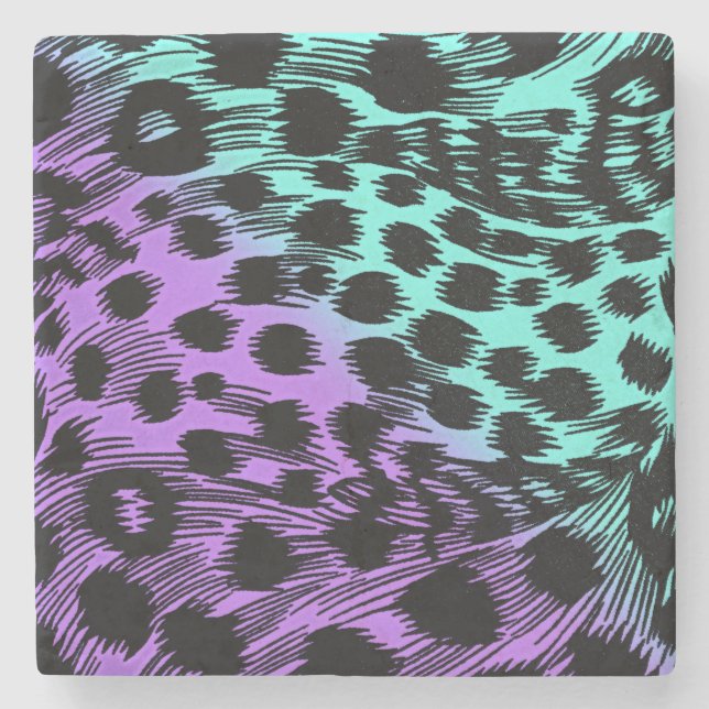 Animal Mönster Stenunderlägg (Framsidan)