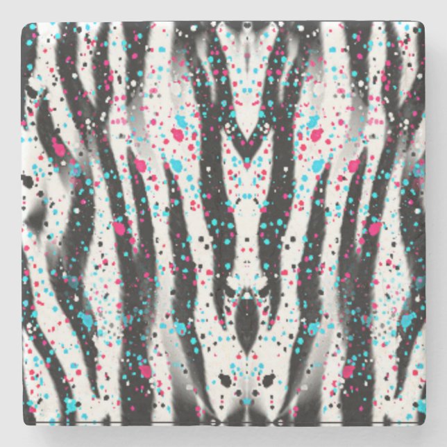 Animal Mönster Stenunderlägg (Framsidan)