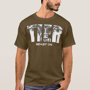 Animal Muscles Beast onGym Motivation Fitness Sayi T Shirt
