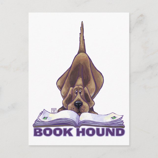 Animal Parad Bok Hound Vykort (Framsida)
