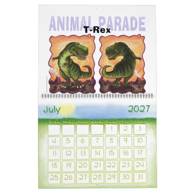 Animal Parad Calender Kalender (Jul 2027)