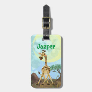 Animal Parad Giraffe Bagagebricka