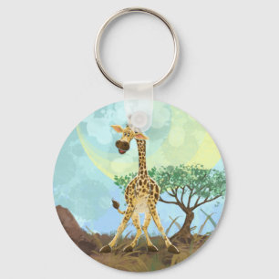 Animal Parad Giraffe Nyckelring