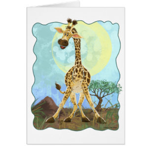 Animal Parad Giraffe OBS Kort