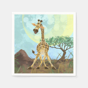 Animal Parad Giraffe Pappersservett