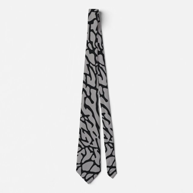 Animal Print, Elephant Skin Mönster, Elephant Fläk Slips (Framsida)