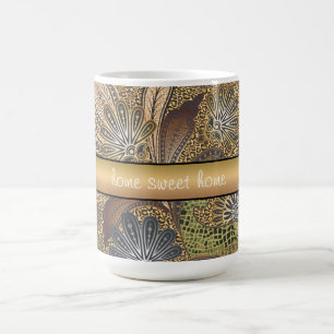 Animal Print Paisley Mönster Kaffemugg