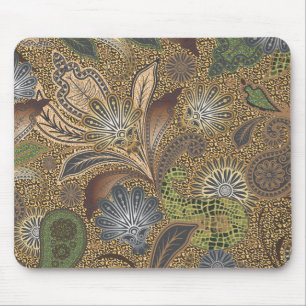 Animal Print Paisley Mönster Musmatta