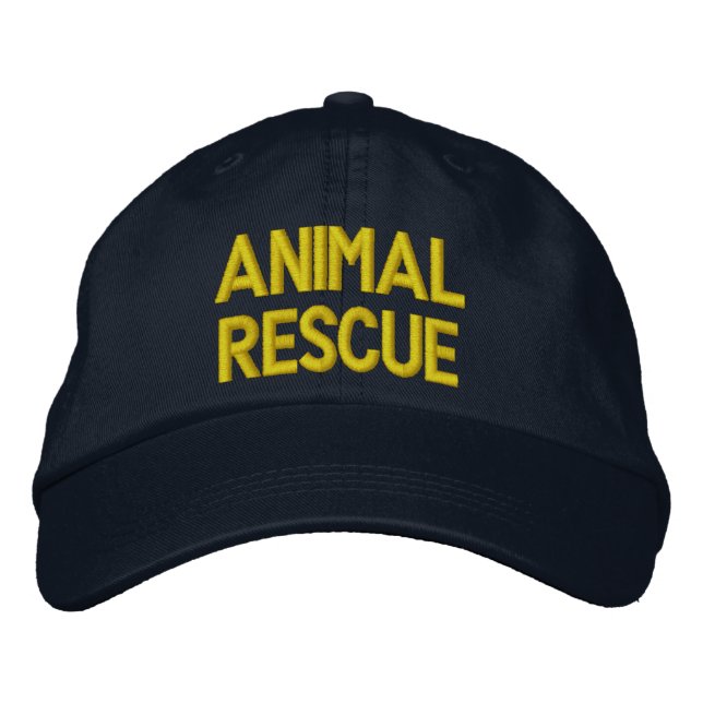 Animal Rescue Cap Broderad Keps (Framsida)
