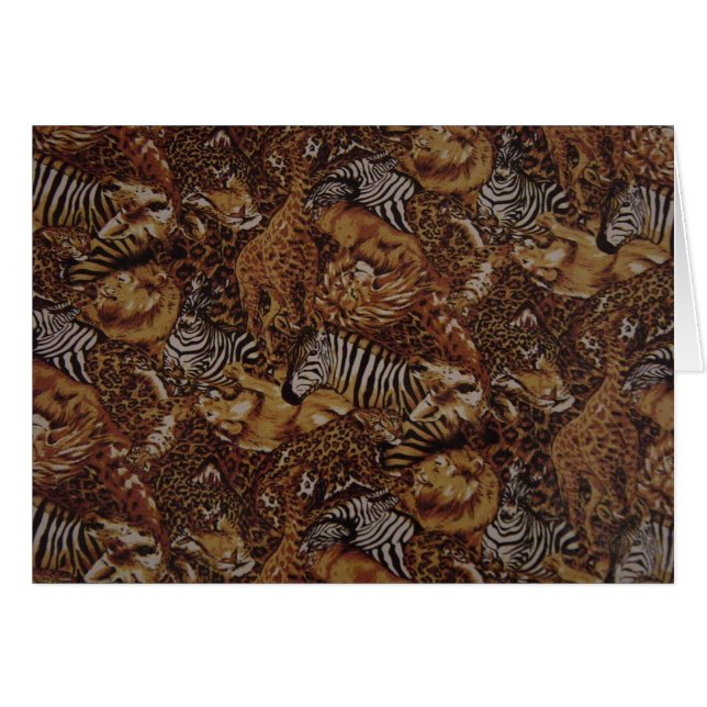 ANIMAL SAFARI JUNGLE OBS KORT (Framsidan Horizontal)