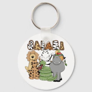 Animal Safari Nyckelring