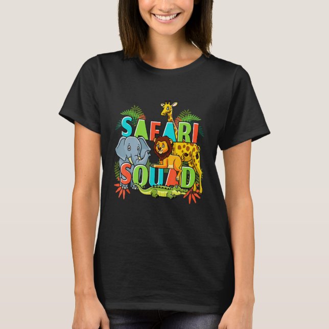 animal shirt for group and family cool summer vaca t shirt (Framsida)